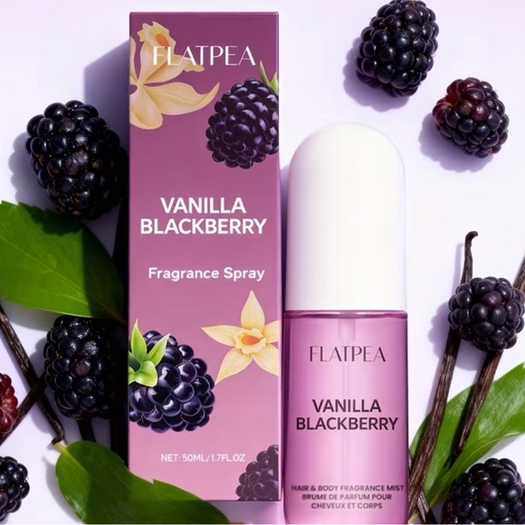 Flatpea Other - BNWT Flatpea Vanilla Blackberry Hair & Body Spray